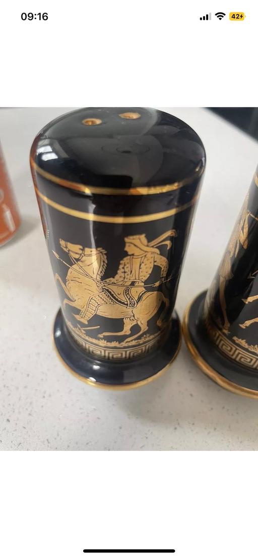 Buy & Sell West Yorkshire Leeds - Photos for Vintages Grecian Salt & Pepper Shakers,