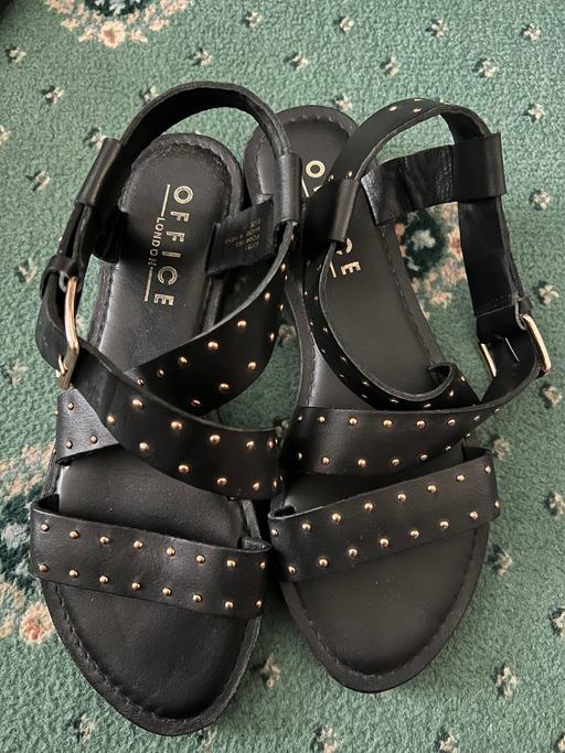 Buy & Sell County Durham Hartlepool - Photos for Black studded sandal size 6