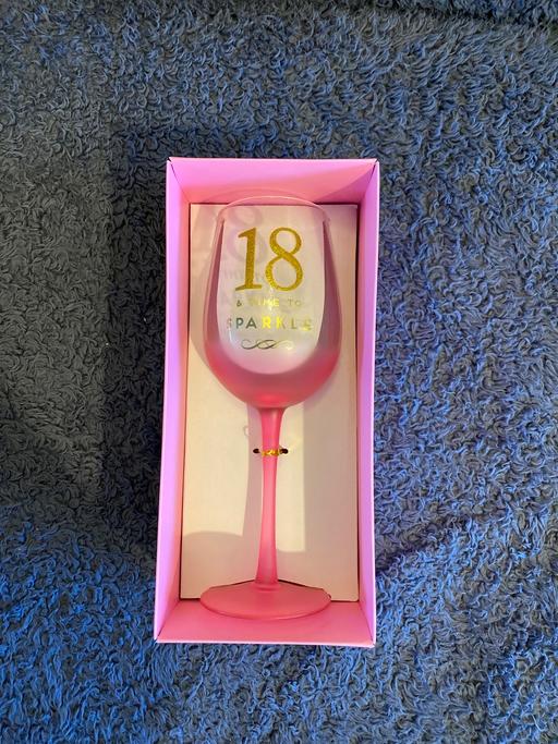 Buy & Sell West Midlands Dudley - Photos for 18th Birthday wine glass