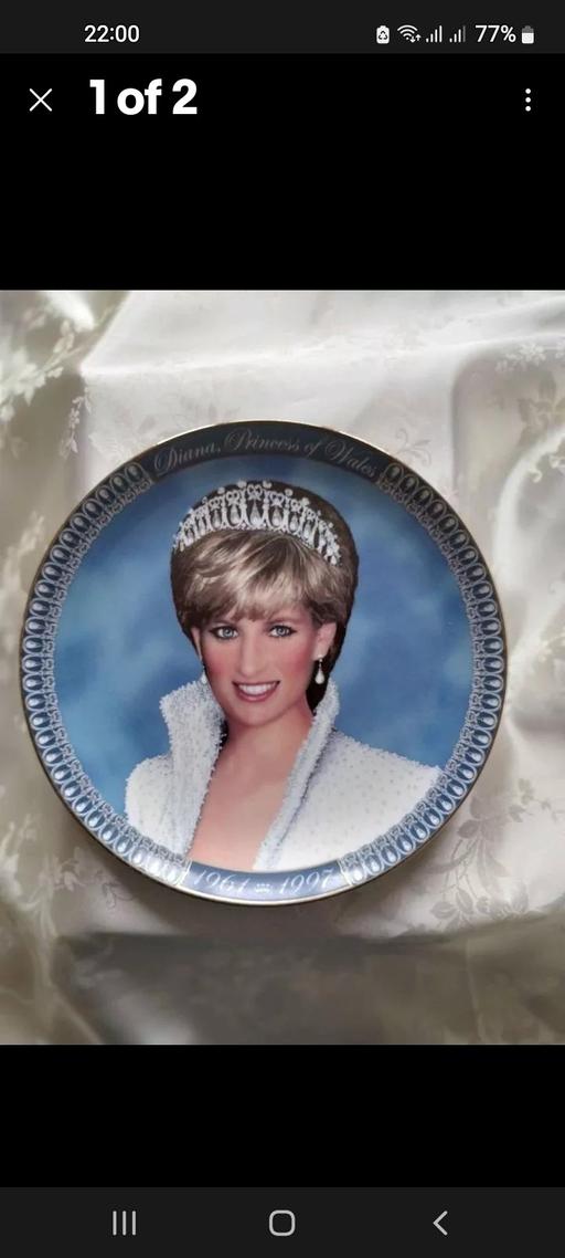 Buy & Sell Essex Thurrock - Essex - Photos for Princess Diana Franklin mint Ltd plate