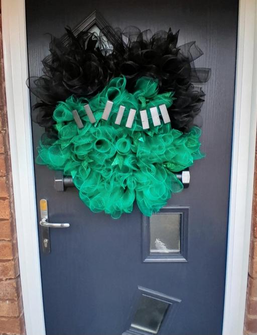 Buy & Sell West Midlands Walsall - Photos for Halloween Frankenstein Decomesh Door wreath