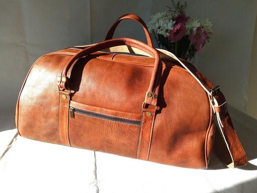 Buy & Sell South Yorkshire Rotherham - Photos for 100% Genuine Leather Travel Bag Weekend Bag