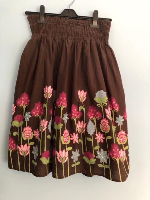 Buy & Sell Kent Canterbury - Photos for Brown floral skirt 12-13 years from Matalan