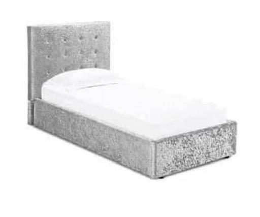 Buy & Sell South Yorkshire Rotherham - Photos for RIMINI SILVER OTTOMAN BED FRAME ONLY