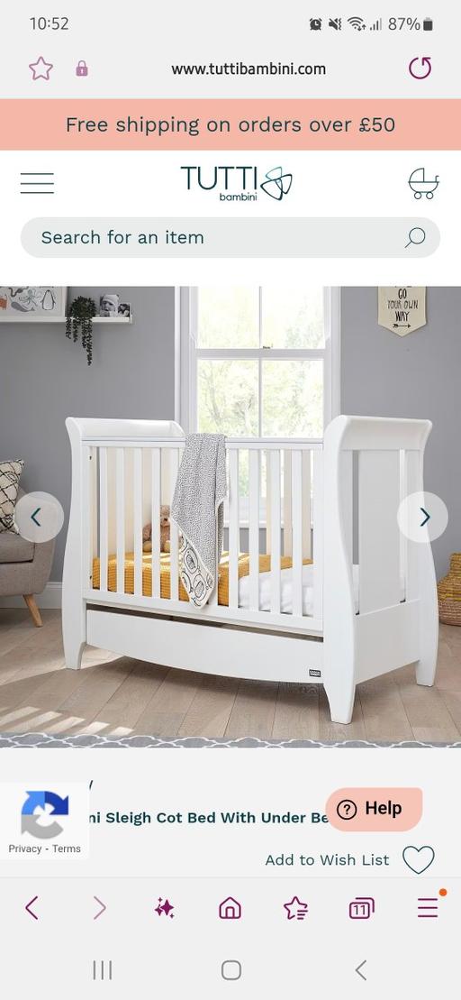 Buy & Sell West Midlands Birmingham - Photos for tutti bambini cot bed from birth to 5 years