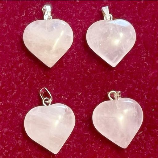 Buy & Sell Dorset Bournemouth, Christchurch and Poole - Photos for 4 Pink Rose Quartz Puff Heart Love Crystal