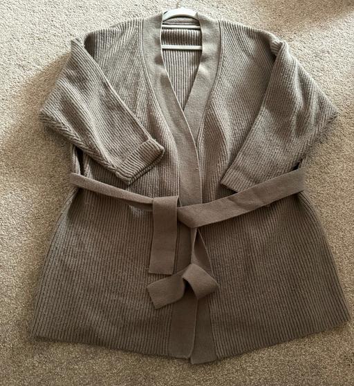 Buy & Sell South West London West Brompton - South West London - Photos for Zara Chunky Knit Wrap Cardigan Size Small