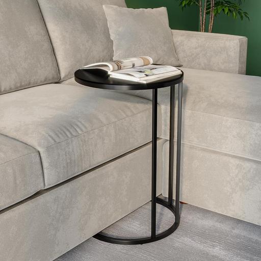 Buy & Sell Central London - Photos for Round Modern C-Shaped Side End Table