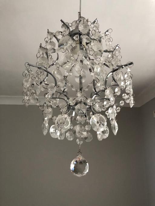 Buy & Sell South Yorkshire Doncaster - Photos for Easyfit Lamp Shade, Nickel, Crystal effect