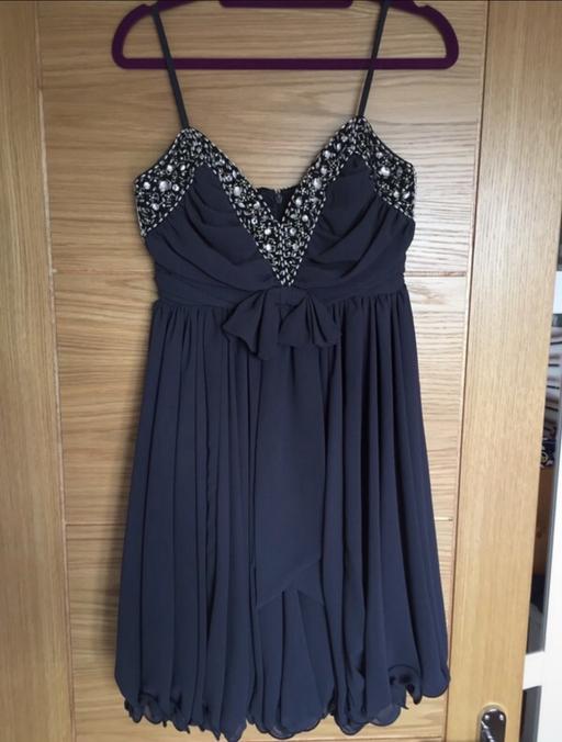 Buy & Sell West Yorkshire Leeds - Photos for Embellished French Connection Dress Navy 8