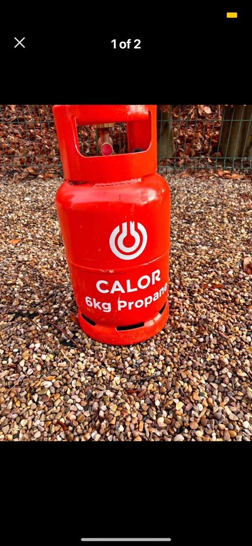 Buy & Sell Kent Medway - Kent - Photos for Calor 6 kg full propane gas bottle