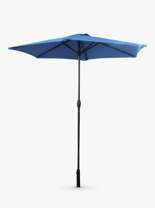 Buy & Sell East London Goodmayes - East London - Photos for 2M Metal Pole Garden Parasol Blue with Crank