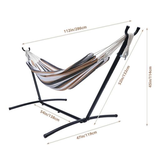 Buy & Sell West Midlands Walsall - Photos for Double Hammock with Stand, Outdoor Hammock wi