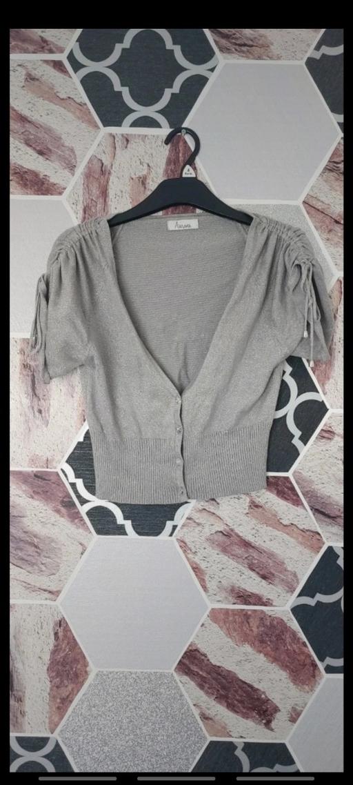 Buy & Sell Swansea - Wales Blaenymaes - Swansea - Photos for Shimmer cropped bolero short sleeve size 12