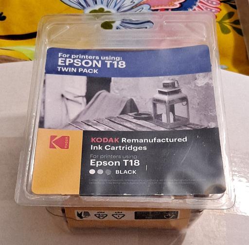 Buy & Sell Greater Manchester Stockport - Photos for EPSON T18 BLACK TWIN PACK