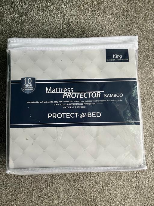 Buy & Sell West Northamptonshire Northampton - NN2 - Photos for Bamboo mattress protector King size