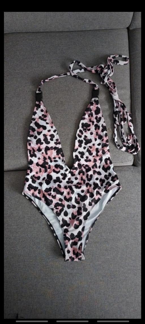 Buy & Sell Swansea - Wales Blaenymaes - Swansea - Photos for Leopard print tie swimming suit size M