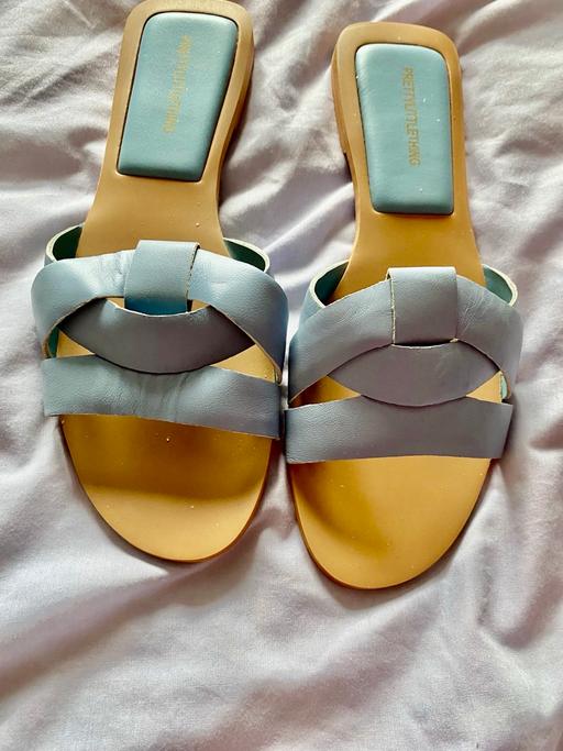 Buy & Sell Essex Chelmsford - Photos for Ladies Blue Leather Sliders