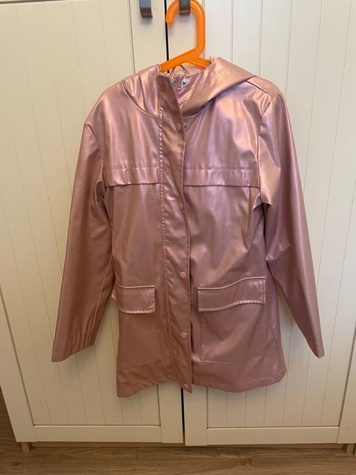 Buy & Sell Merseyside Wirral - Photos for NEXT Pink Metallic Young Girls Rain Mac.