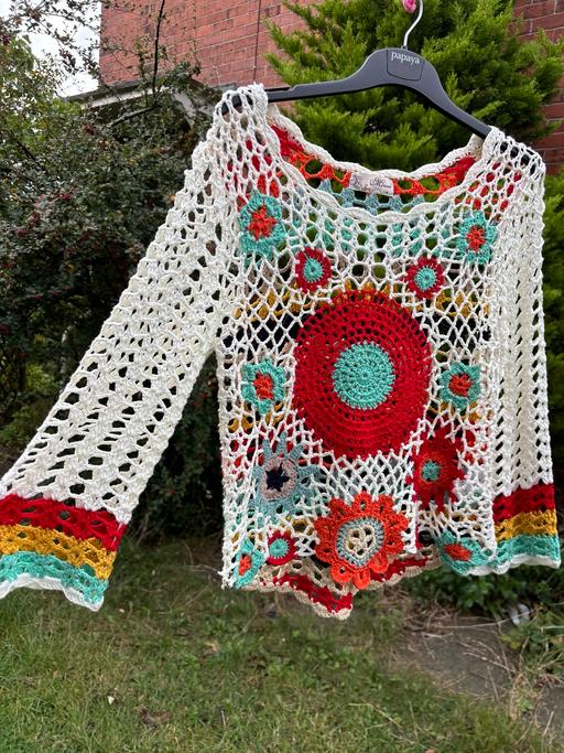 Buy & Sell West Yorkshire Kirklees - Photos for Autumn Crochet Boho Jumper Top S/M