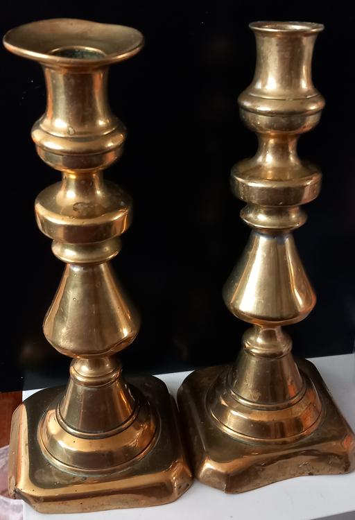 Buy & Sell Merseyside Saint Helens - Photos for Pair of Brass Georgian Candlestick Holders