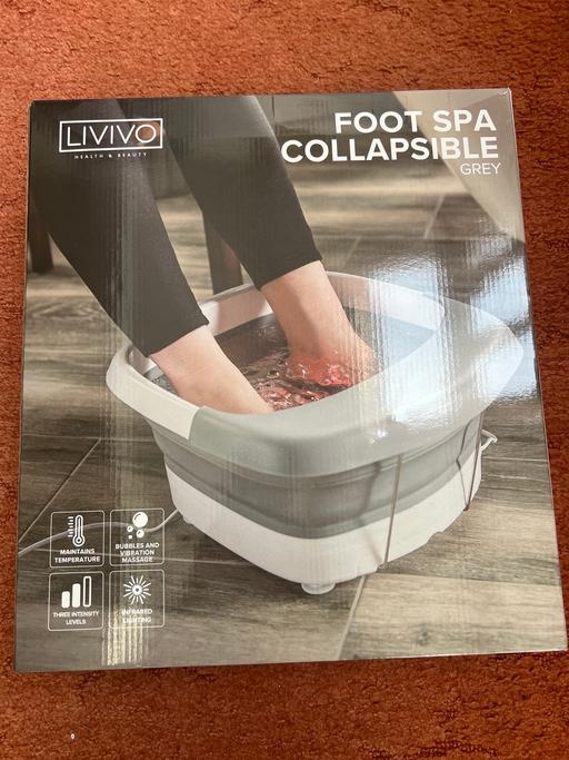 Buy & Sell West Midlands Birmingham - Photos for Livivo Foot spa collapsible foldable grey