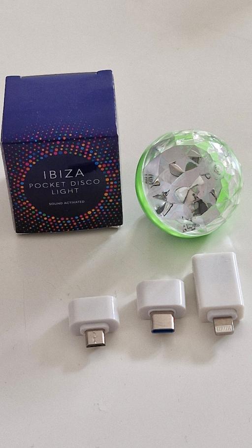 Buy & Sell West Midlands Walsall - Photos for IBIZA Pocket Disco Light Sound Activated