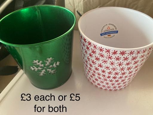 Buy & Sell Shropshire Telford and Wrekin - Photos for Christmas small plant pots