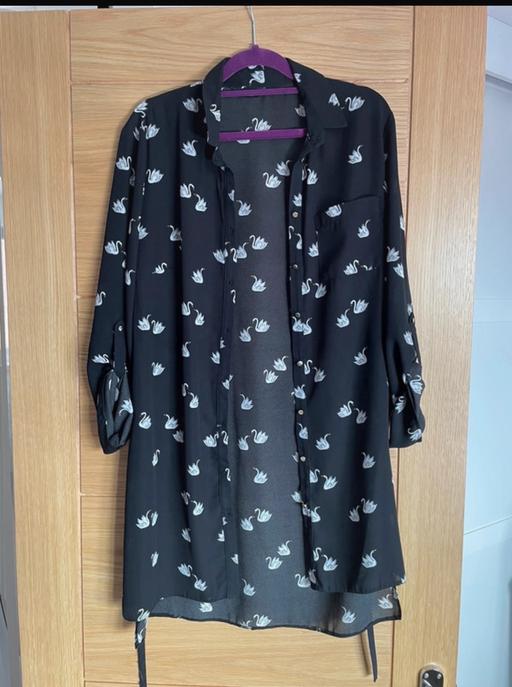 Buy & Sell West Yorkshire Leeds - Photos for F&F Black Swan Dress / Blouse 10