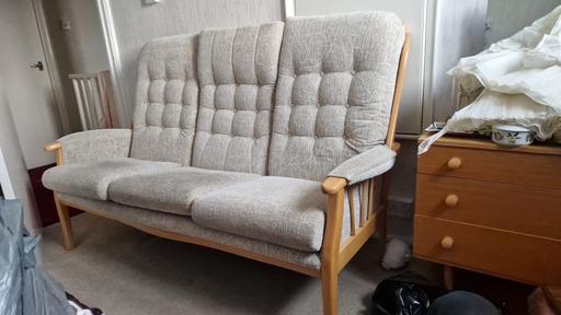 Buy & Sell Hertfordshire Welwyn Hatfield - Photos for 3 Seater sofa, Stool and Arm chair