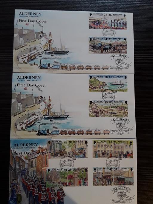 further learning West Midlands Sandwell - Photos for Alderney first day covers (stamps )