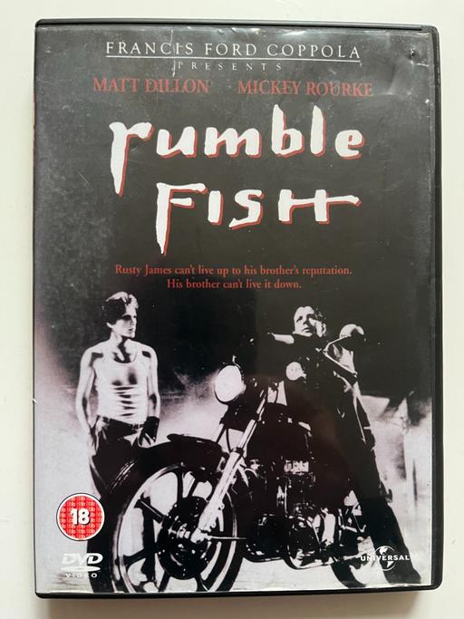 Buy & Sell North Yorkshire Harwood Dale - North Yorkshire - Photos for RUMBLE FISH (UK DVD, 2003)