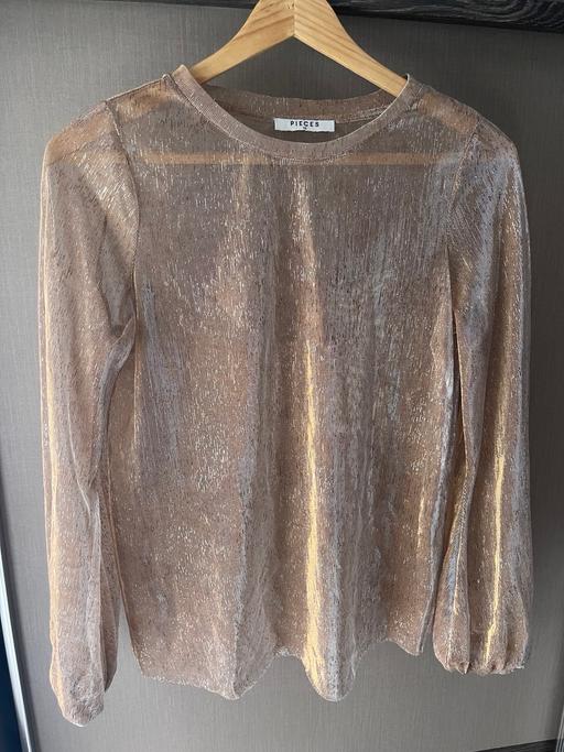 Buy & Sell Hertfordshire Broxbourne - Photos for Pieces metallic shimmer Top