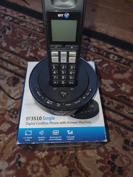 Buy & Sell Derbyshire Amber Valley - Photos for BT cordless telephone with answer machine