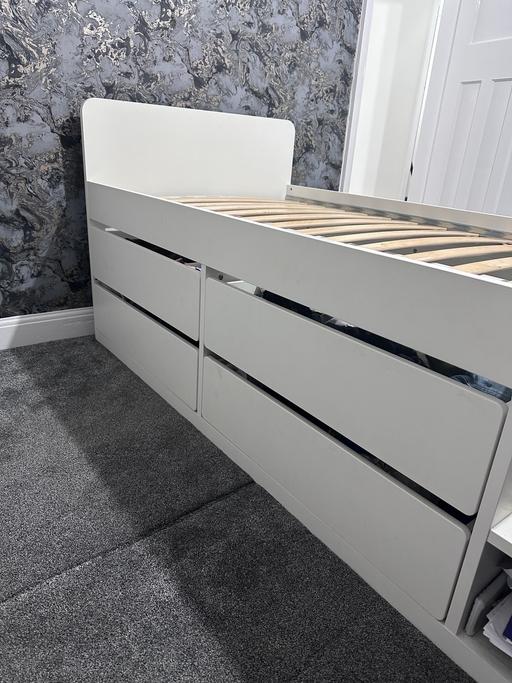 Buy & Sell Greater Manchester Rochdale - Photos for Ikea single bed frame White 