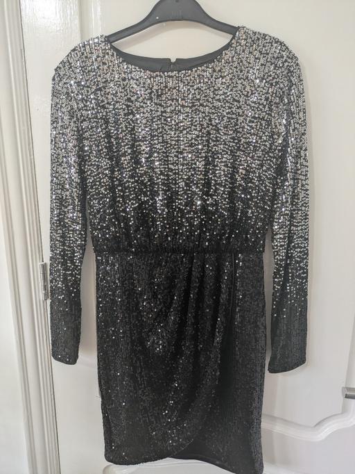 Buy & Sell West Midlands Birmingham - Photos for Dress black silver Sequined size 8