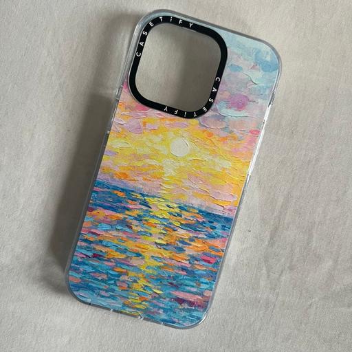 Buy & Sell West Midlands Birmingham - Photos for Casetify iPhone 14 Pro Sunset case Magsafe