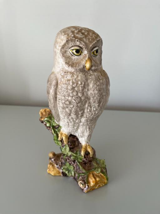 Buy & Sell North Yorkshire Harwood Dale - North Yorkshire - Photos for OWL ON BRANCH CERAMIC / POTTERY FIGURE