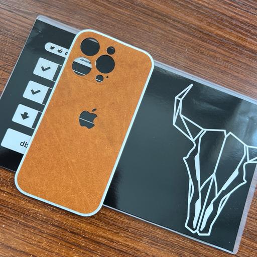 Buy & Sell West Midlands Birmingham - Photos for dBrand iPhone 14 Pro Real Tan Leather skin