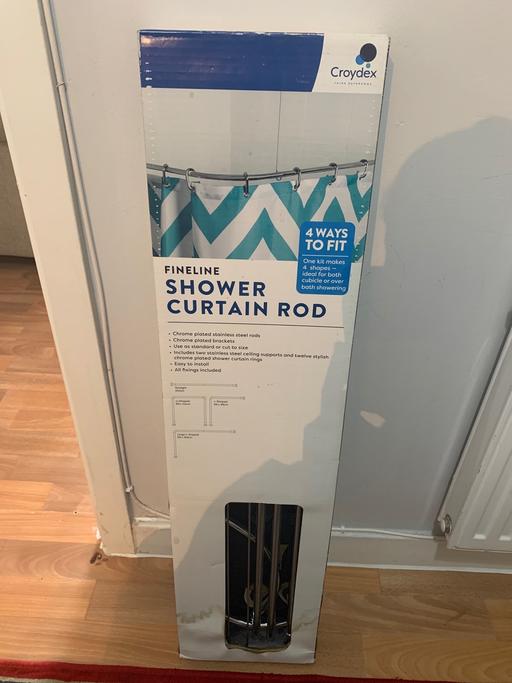 Buy & Sell North West London Kingsbury - North West London - Photos for Chrome shower curtain rod