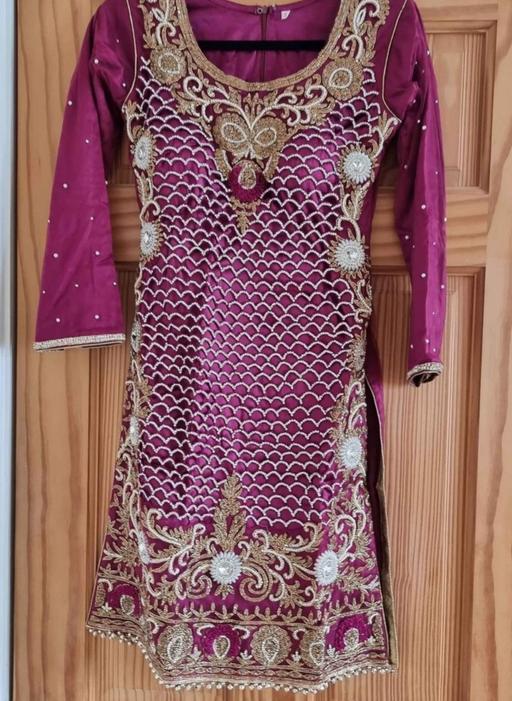 Buy & Sell West Yorkshire Kirklees - Photos for Asian wedding outfit in plum