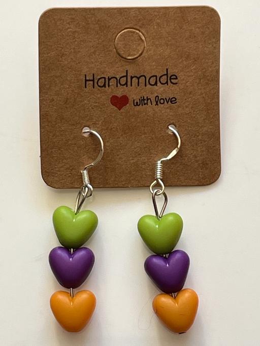 Buy & Sell North Yorkshire Harwood Dale - North Yorkshire - Photos for EARRINGS - 3 X MULTICOLOURED HEARTS