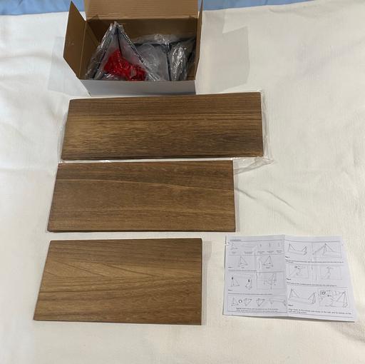 Buy & Sell Shropshire Telford and Wrekin - Photos for Floating shelves set of 3 sizes, wooden brown