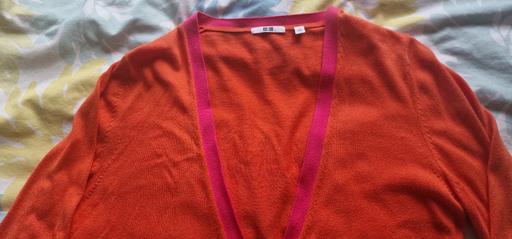 Buy & Sell East London Snaresbrook - East London - Photos for VGC Womens Orange Uniqlo Cardigan size medium