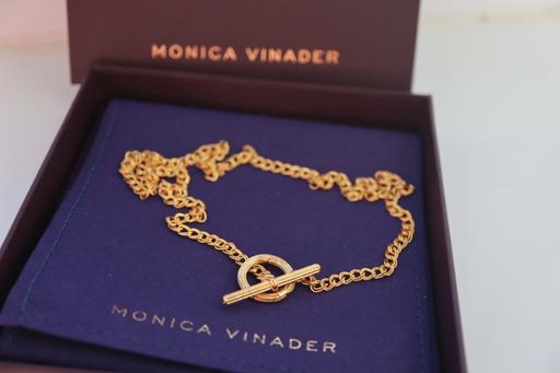 Buy & Sell Central London Millbank - Central London - Photos for Monica Vinader Brand New Gold T Bar Necklace