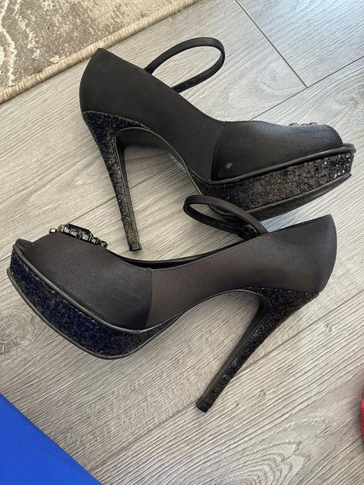 Buy & Sell Merseyside Knowsley - Photos for Office Peep Toe Black High Heel Shoes