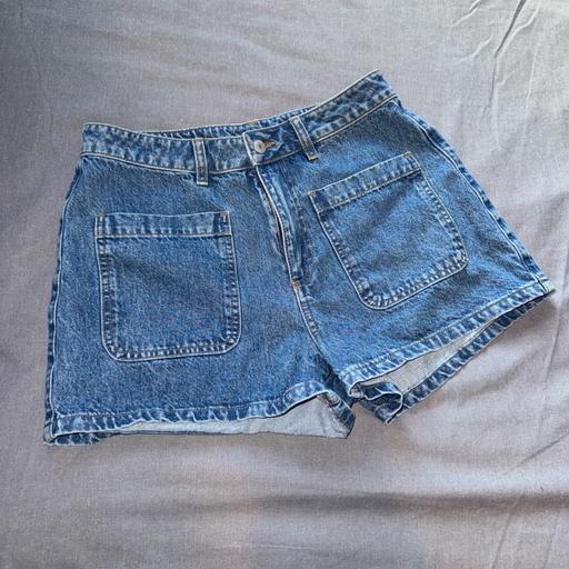 Buy & Sell Warwickshire North Warwickshire - Photos for Blue denim high waisted shorts 60s style