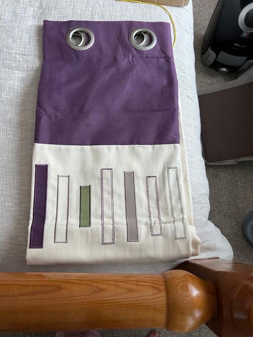 Buy & Sell Warwickshire North Warwickshire - Photos for Brand New purple/ beige curtains for sales