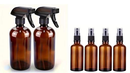 Buy & Sell Leicestershire Leicester - Photos for New 6 x Glass Amber Spray Bottles Joblot