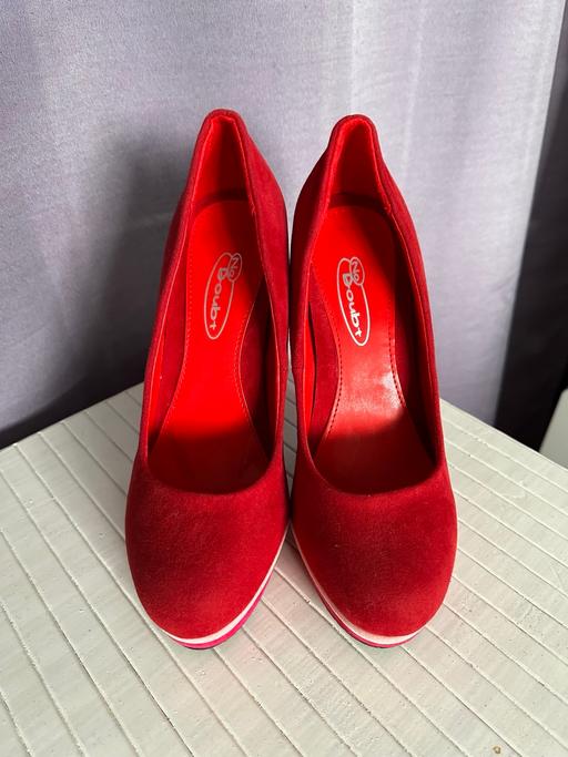 Buy & Sell South Yorkshire Rotherham - Photos for Women’s high heeled platform shoes, red